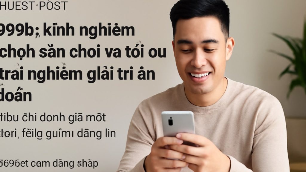 789b: Kinh nghiệm chọn sân chơi và tối ưu trải nghiệm giải trí an toàn