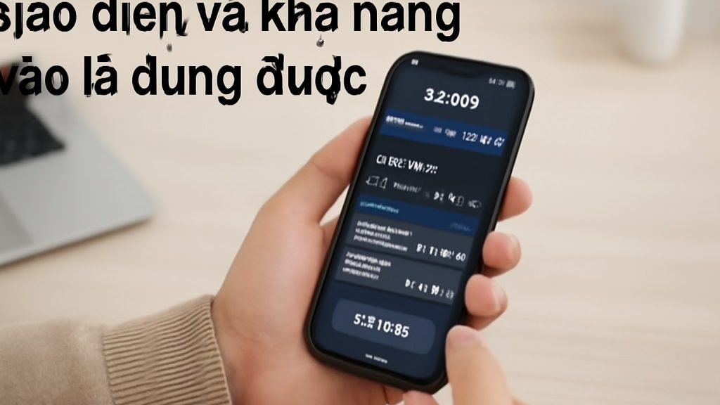 Minh họa: Giao diện và khả năng “vào là dùng được”